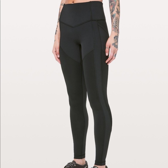 lululemon leggings with no front seam